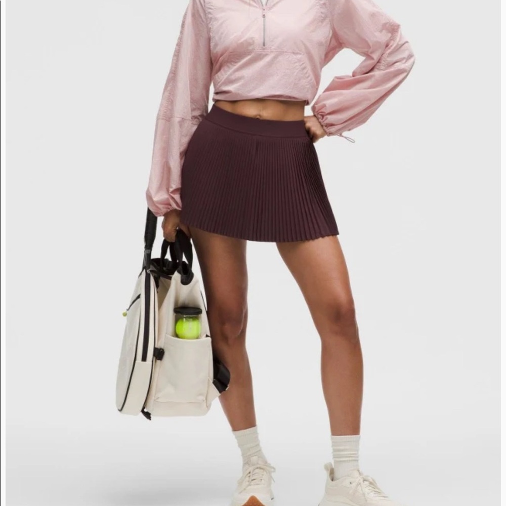NWT Lululemon Varsity pleated tennis skirt